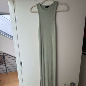 rails Sleeveless Ribbed Maxi Dress - Green